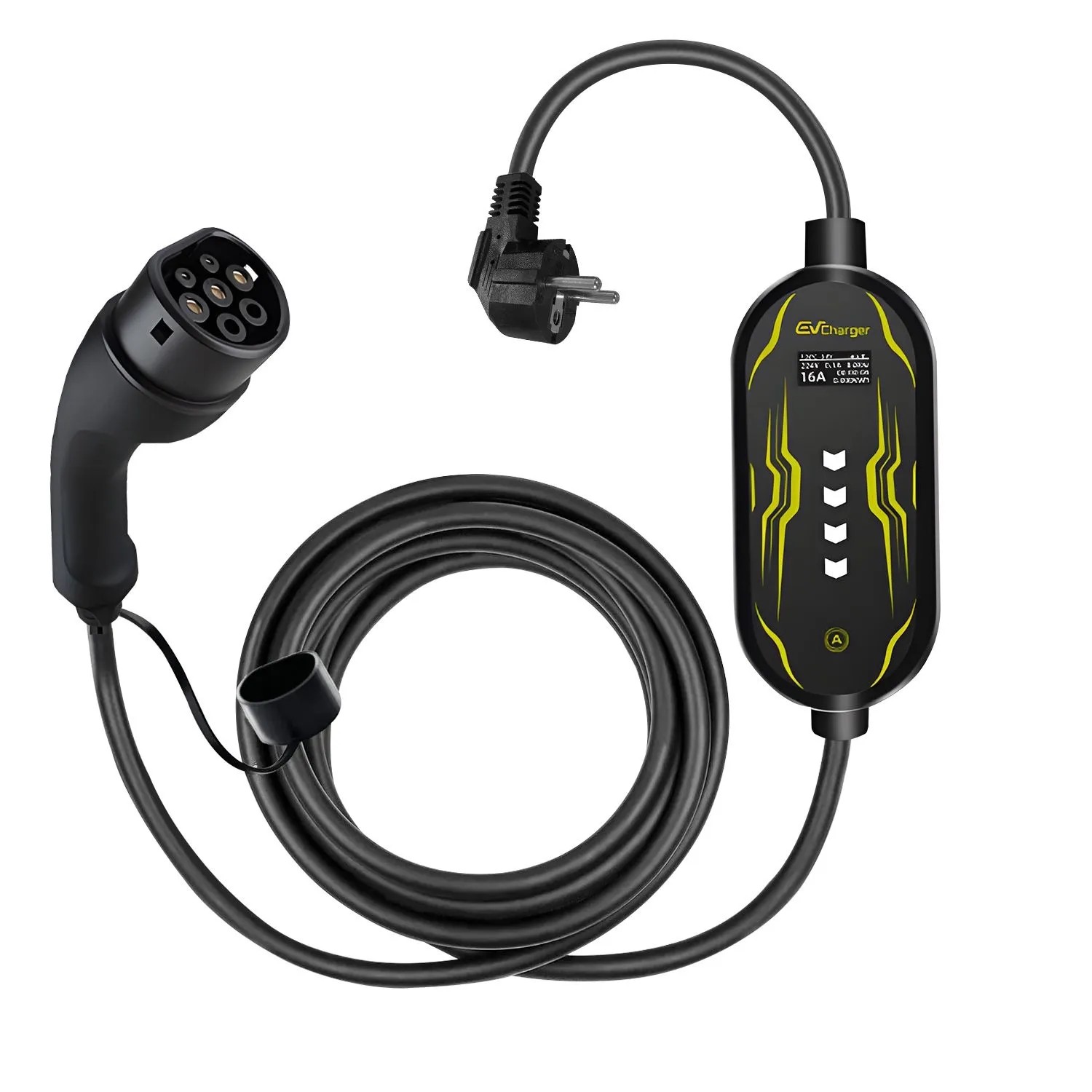 Junsun Ładowarka EV 3.5 kW 5 m Kabel Inteligentna Aplikacja Typ 2 1-fazowy 6-16A