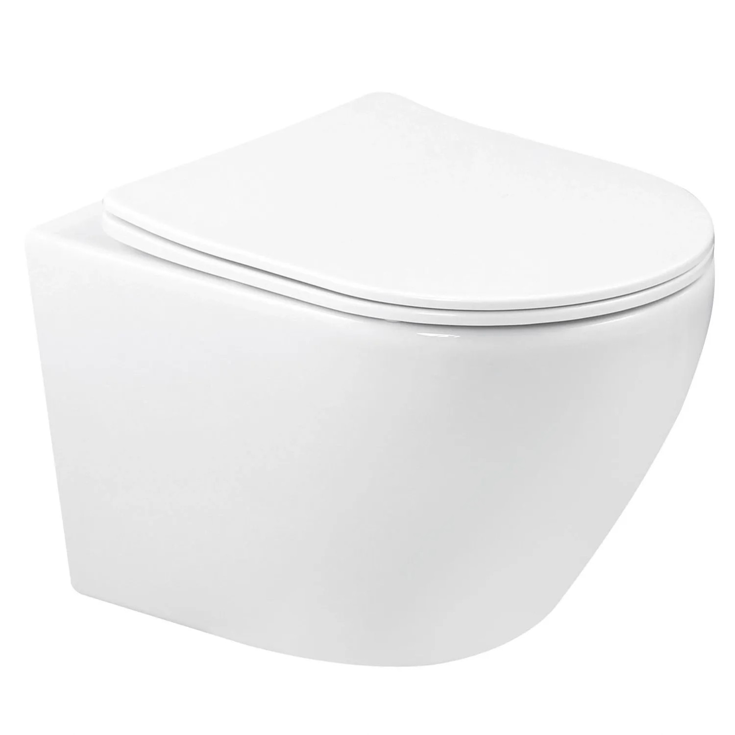 Miska WC wisząca Kasos bezkołnierzowa 139x53x48