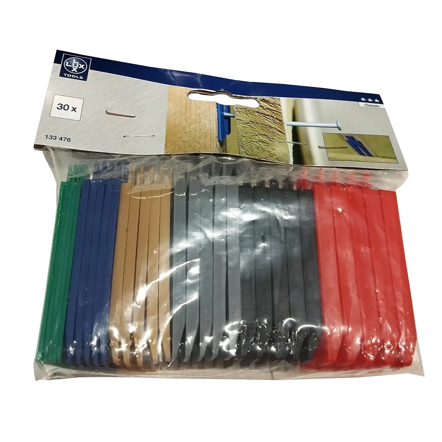 LUX-TOOLS Kliny montażowe 30 szt.