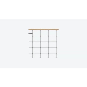 Dolle Barierka Boston początek buk lakierowany perłowy 100x300x1500 mm