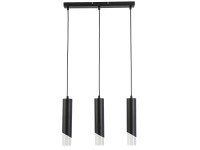 Reality Lampa wisząca Hardin 3x40W E27 czarny mat