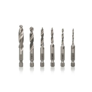 SMART365 Zestaw wierteł gwintujących 1/4" - 6 szt.