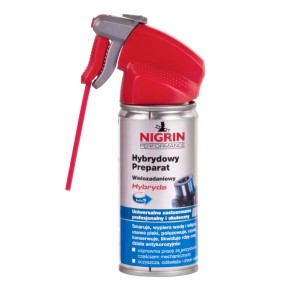 Nigrin Hybrid Spray do konserwacji i naprawy pojazdów.