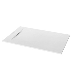 Invena Brodzik Alvero struktura kamienia biały 120x90x2,6 cm