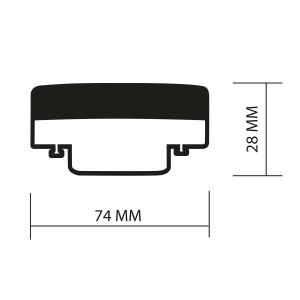 Goldlux Żarówka LED Platinum GX53 8W 3000K 880lm