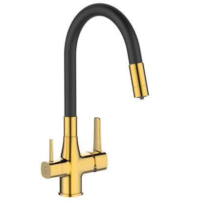 Invena Bateria kuchenna filtrująca wodę złota