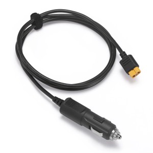 Kabel do ładowarki samochodowej EcoFlow (1,5 m) do ładowania stacji zasilania River/Delta w samochodzie.