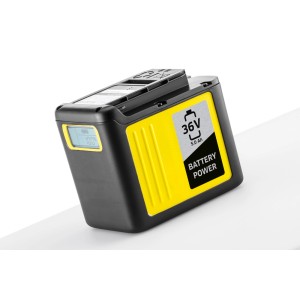 Akumulator Kärcher Battery Power 36 V/5 Ah do narzędzi ogrodowych, czarno-żółty.