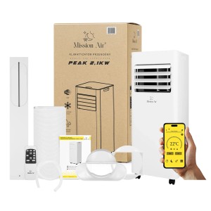 Mission Air Klimatyzator przenośny 7000BTU Peak 2,1kW WiFi