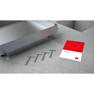 ACO Pokrywa dostępowa Paving 80 A15 ocynk 600x600 mm