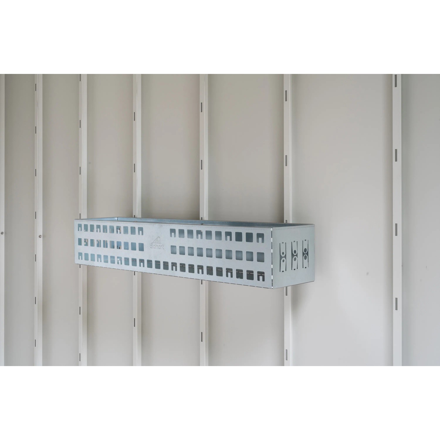 Biohort Kosz do przechowywania w altanie ogr., 72 x 16 x 11 cm, metalowy, 2 szt.