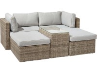 Komplet mebli wypoczynkowych OLEA modułowy 5-częściowy