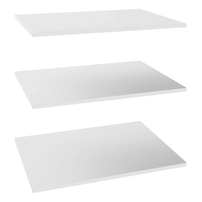 Półki białe 3 szt. do korpusu 72,5 x 58 cm Garderoby/Szafy Modułowe