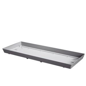 Szara podstawka na kółkach t.b.t. pod doniczki.