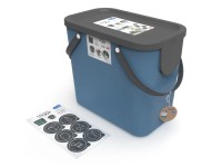 Pojemnik do segregacji ALBULA niebieski 25 l