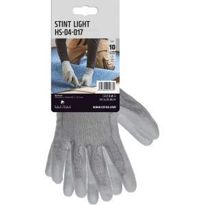 Rękawice robocze t.b.t., szare, rozmiar 10, do różnych prac.