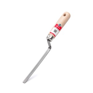 LUX Classic 8 mm kielnia do fug z drewnianą rączką i wąskim ostrzem ze stali węglowej.