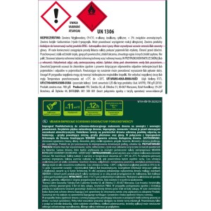 Etykieta produktu Vidaron impregnat do drewna, ochronno-dekoracyjny.