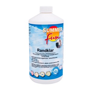 Butelka Randklar Summer Fun do zwalczania alg w basenach.