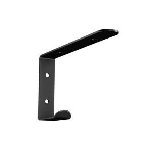 Agas Wspornik do półki model Gap czarny 108 × 200 mm