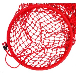 4IQ Wiszący tunel linowy czerwony 90 x 240 x 90 cm