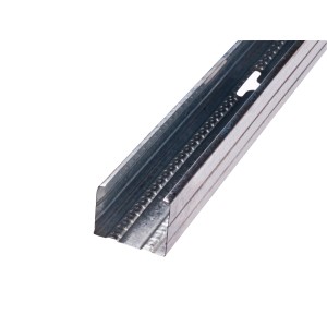 Profil metalowy do konstrukcji ramowych, widok szczegółowy.