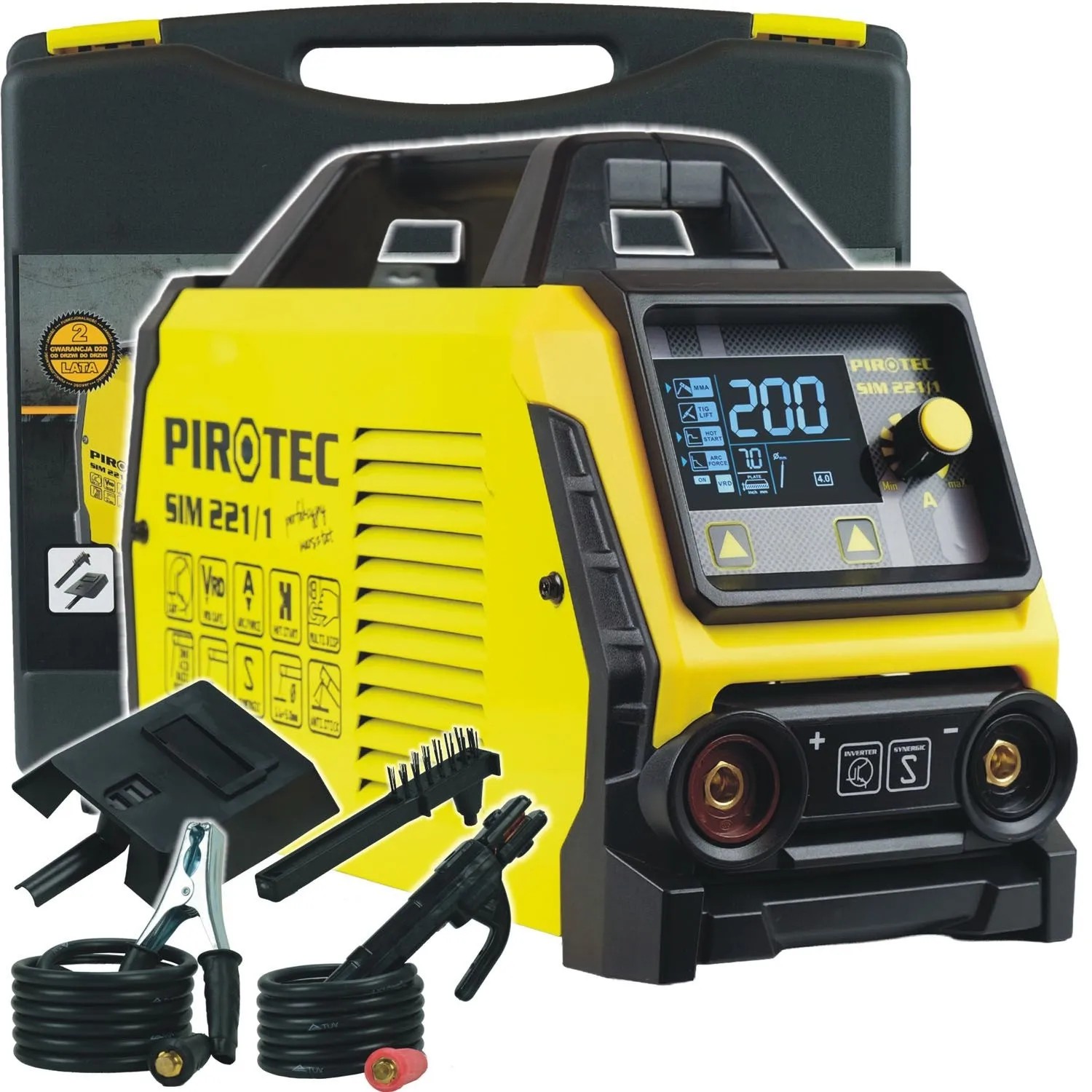 PIROTEC Spawarka inwerterowa SIT 221/1 - MMA/TIG