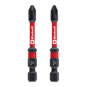 Zestaw bitów udarowych Einhell, 2 sztuki, PH2, 60 mm, do wkrętaków i wkrętarek akumulatorowych.
