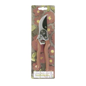 Sekator ogrodowy bypass z aluminiowym korpusem i plastikowymi uchwytami, maks. średnica cięcia 13 mm.