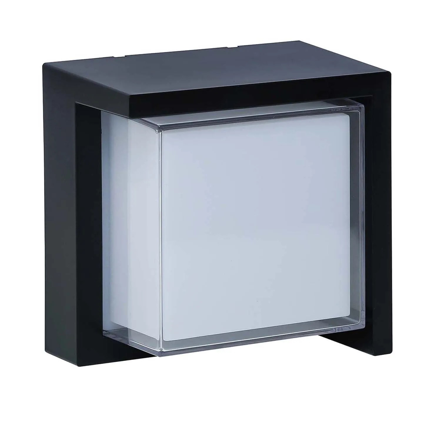 Goldlux Kinkiet ogrodowy LED ESSEN SQUARE 12W 4000K 1400lm IP44 czarny