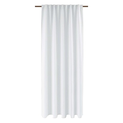 Zasłona tarasowa wodoodporna TERRA na taśmie 140x250 cm biała