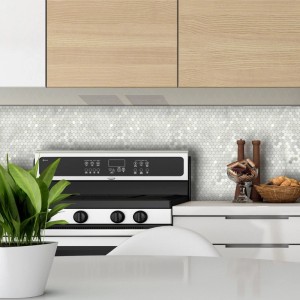 Mozaika ścienna samoprzylepna hexagon Nnikiel 29,4x30,3