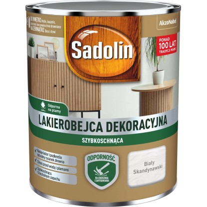 Sadolin Lakierobejca dekoracyjna biały skandynawski 0,7l