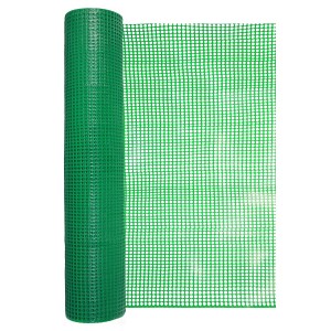 Siatka plastikowa 470 g/m2 ocz. 6 x 9 mm, zielona - 1 x 5 m