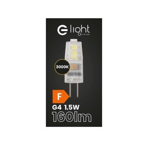 Żarówka LED G4, 1.5W, 160lm, 3000K, do nastrojowego oświetlenia.