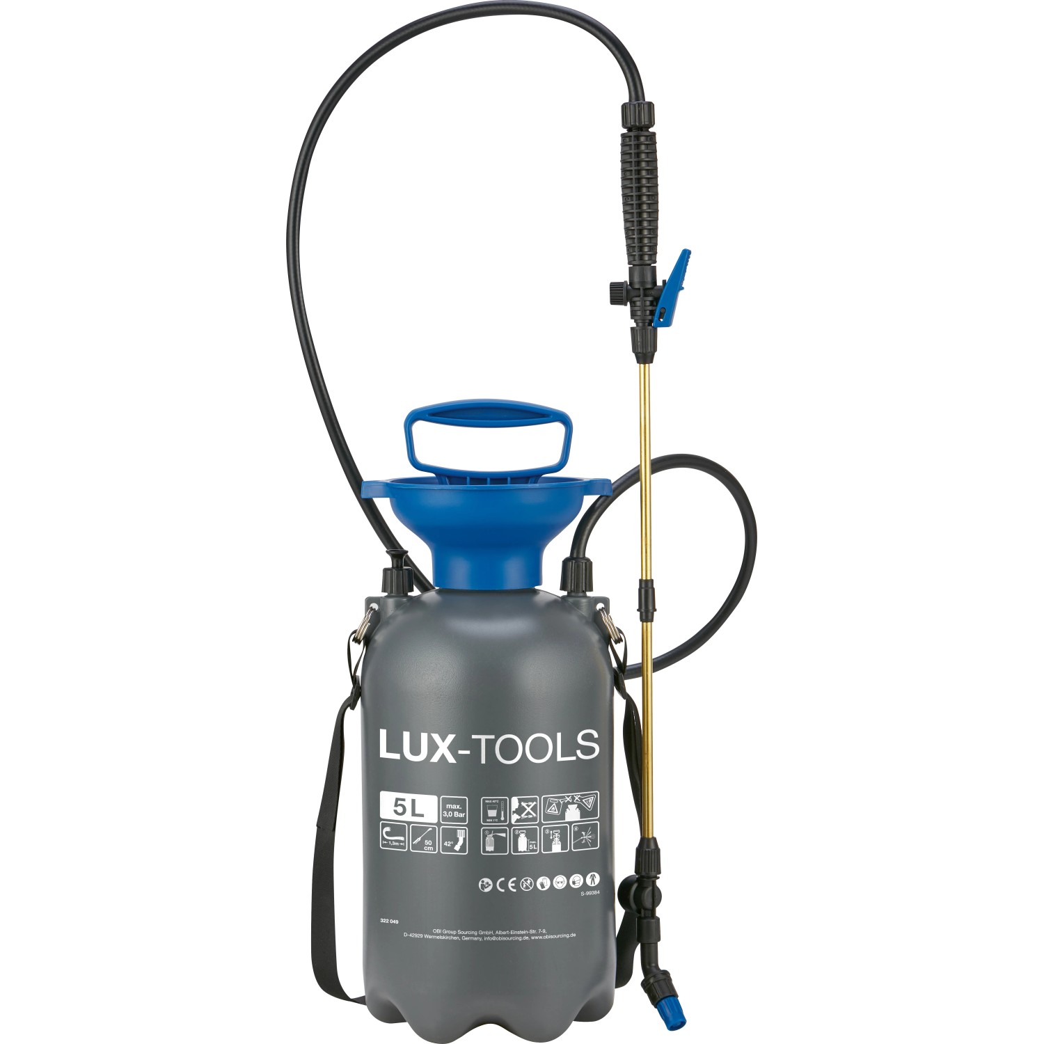 LUX-TOOLS Opryskiwacz ciśnieniowy 5L