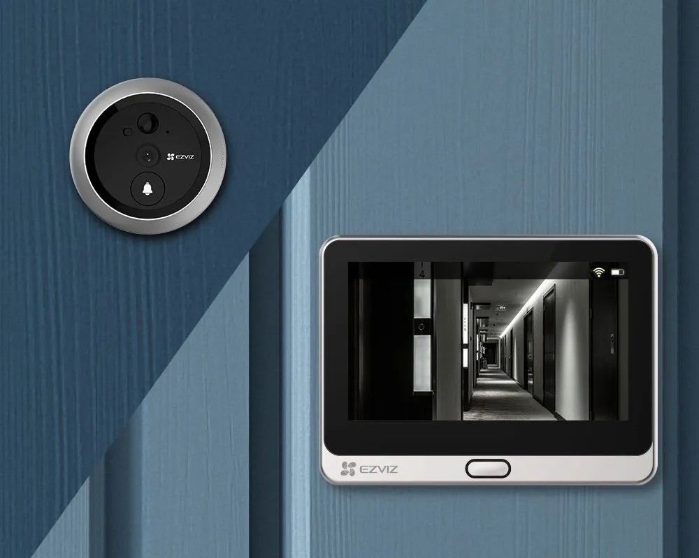 EZVIZ DP2C Sonnette vidéo 155° WiFi + moniteur