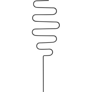 Czarny metalowy wspornik do roślin Form 3, 10x0,3x34cm, akcesorium do doniczek.