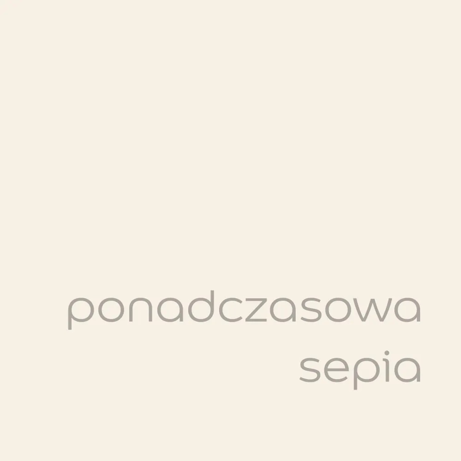 Próbka koloru t.b.t. do farb ściennych w ponadczasowej sepii.