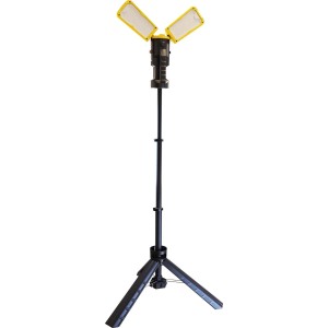 Germina Naświetlacz na statywie TUBA 2x50W CCT 10000lm IP54 czarno-żółty