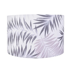 Abażur SCARLET do lampy podłogowej walec 40 cm szary