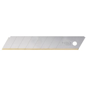 NEO TOOLS Ostrza łamane wymienne, z powłoką TiN, 18 mm - 10 szt.