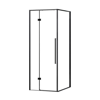 Kabina prysznicowa Lessi 90 czarna lewa