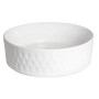 Umywalka nablatowa KR704 biała fi 36 cm 12x36x36