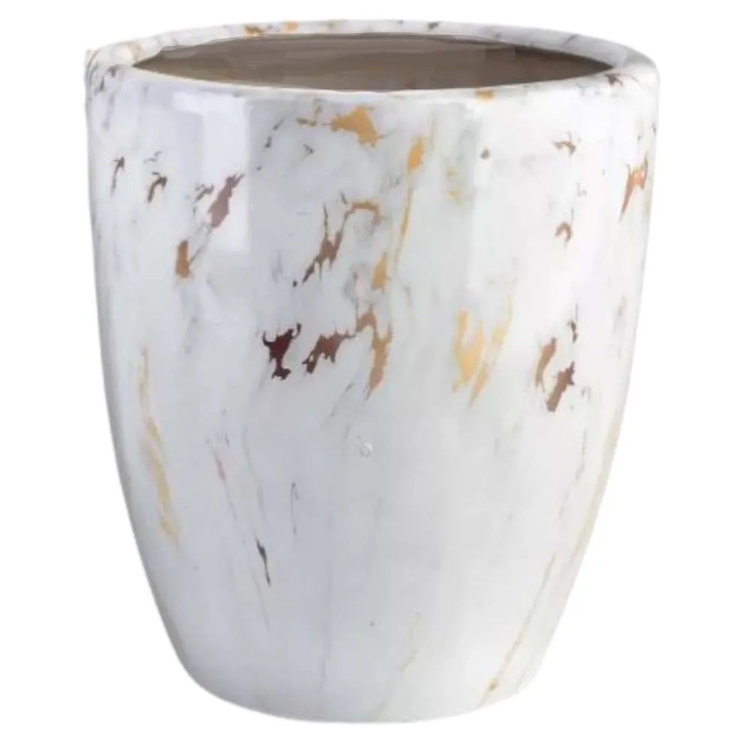 Osłonka Venice S marmur biały - 20 cm
