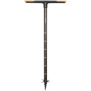 Ręczny świder glebowy Fiskars QuikDrill 100 mm do uprawy gleby.