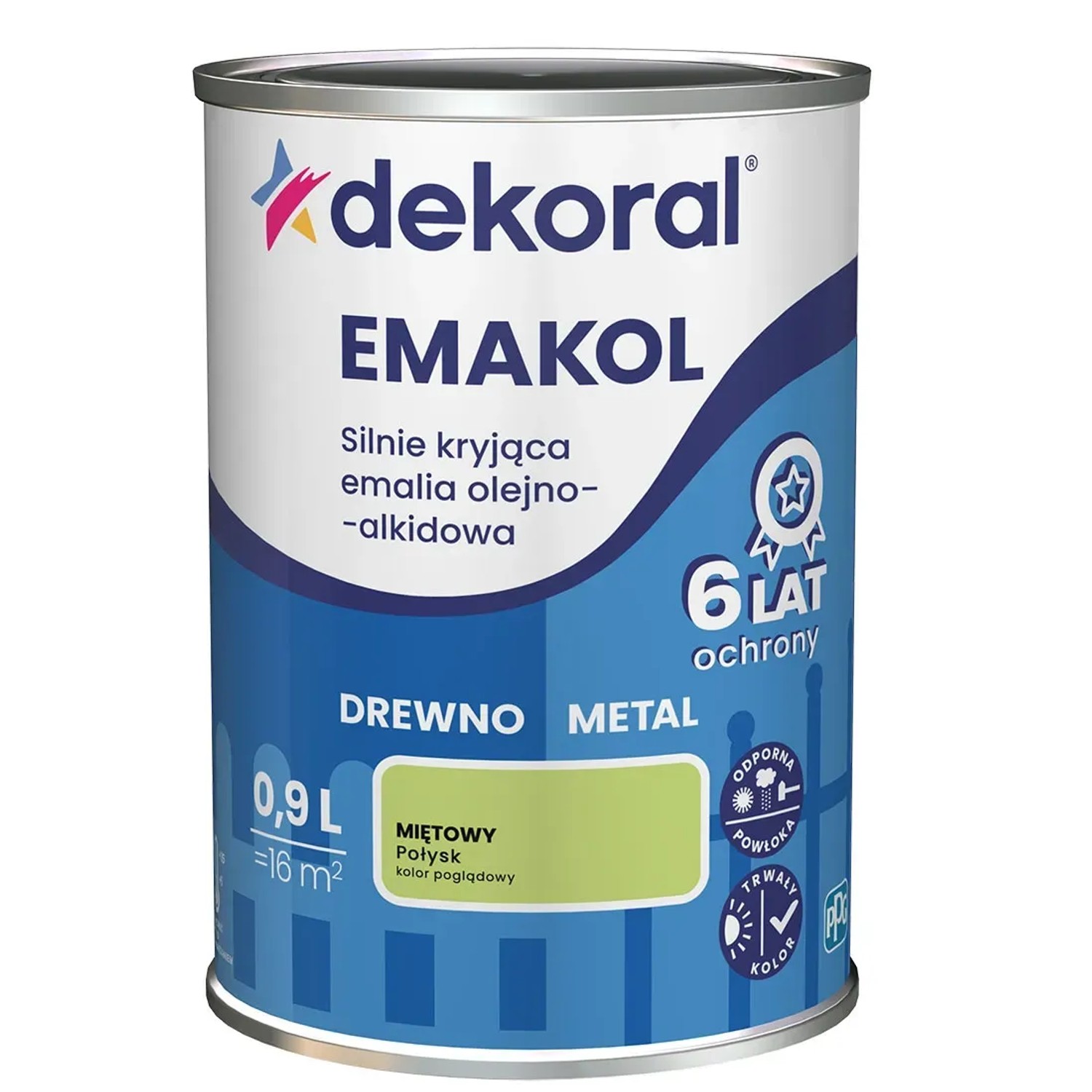 Dekoral Emalia Emakol Strong miętowy 900 ml