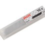 Ostrza Ellix 18 mm, 10 sztuk w przezroczystym plastikowym dozowniku.