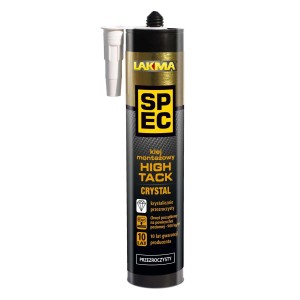 Klej montażowy Spec HighTack Crystal 280 ml