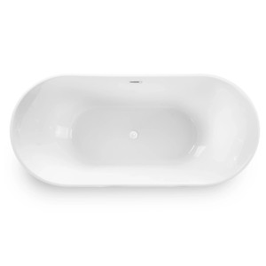 Wanna Pari 170 wolnostojąca biała biały 170 x 80